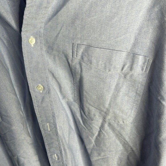 Lands End - Cotton Blue Shirt - Men's Lot of 4 - 3: 18 1/2 -36 & 1: 18 1/2 - 37 - Picture 14 of 16